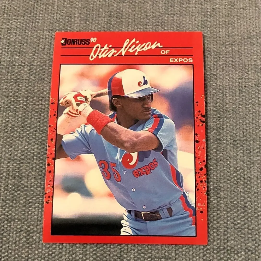 1990 Donruss Montreal Expos Baseball Card Trading Card